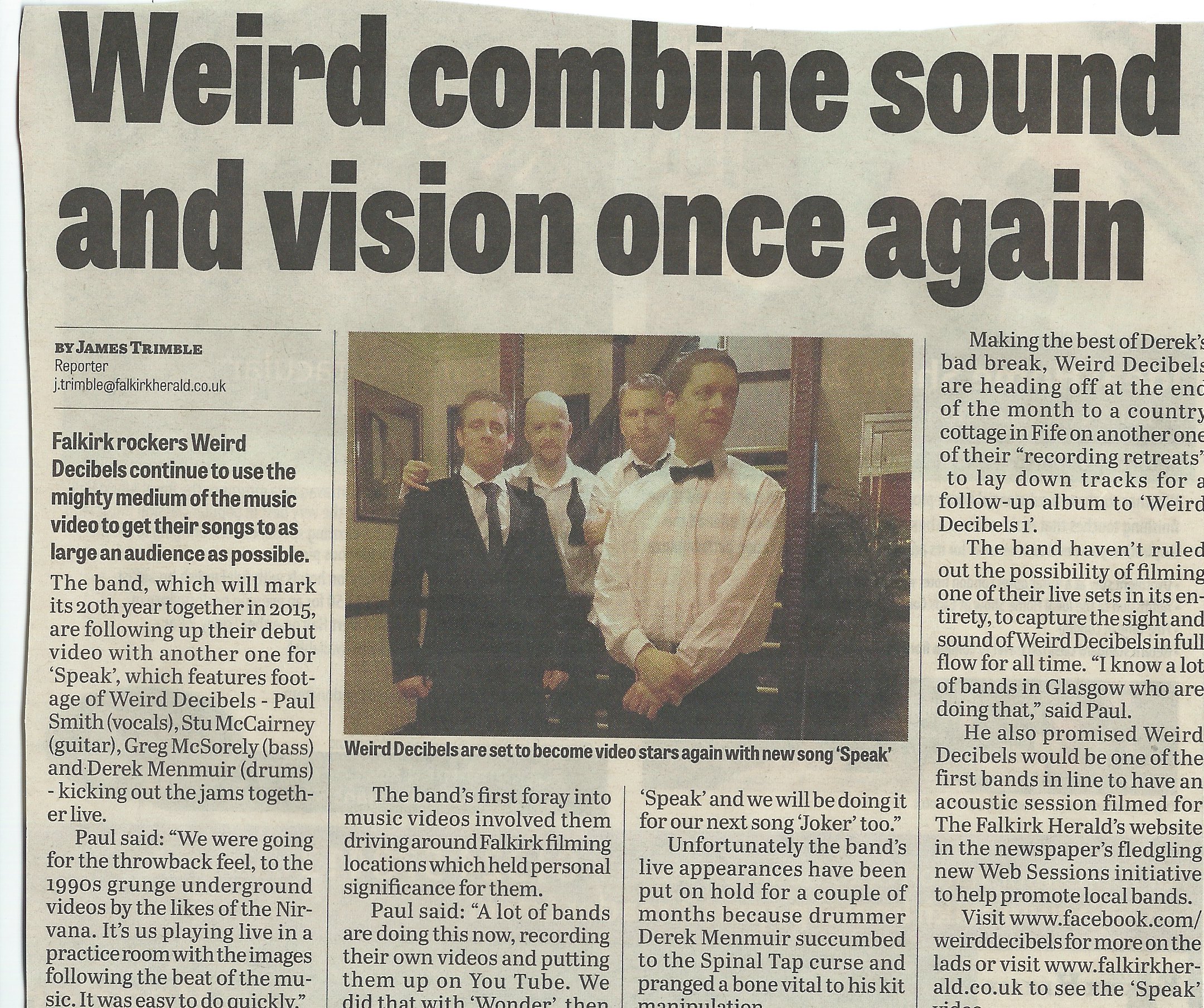 Falkirk Herald clip